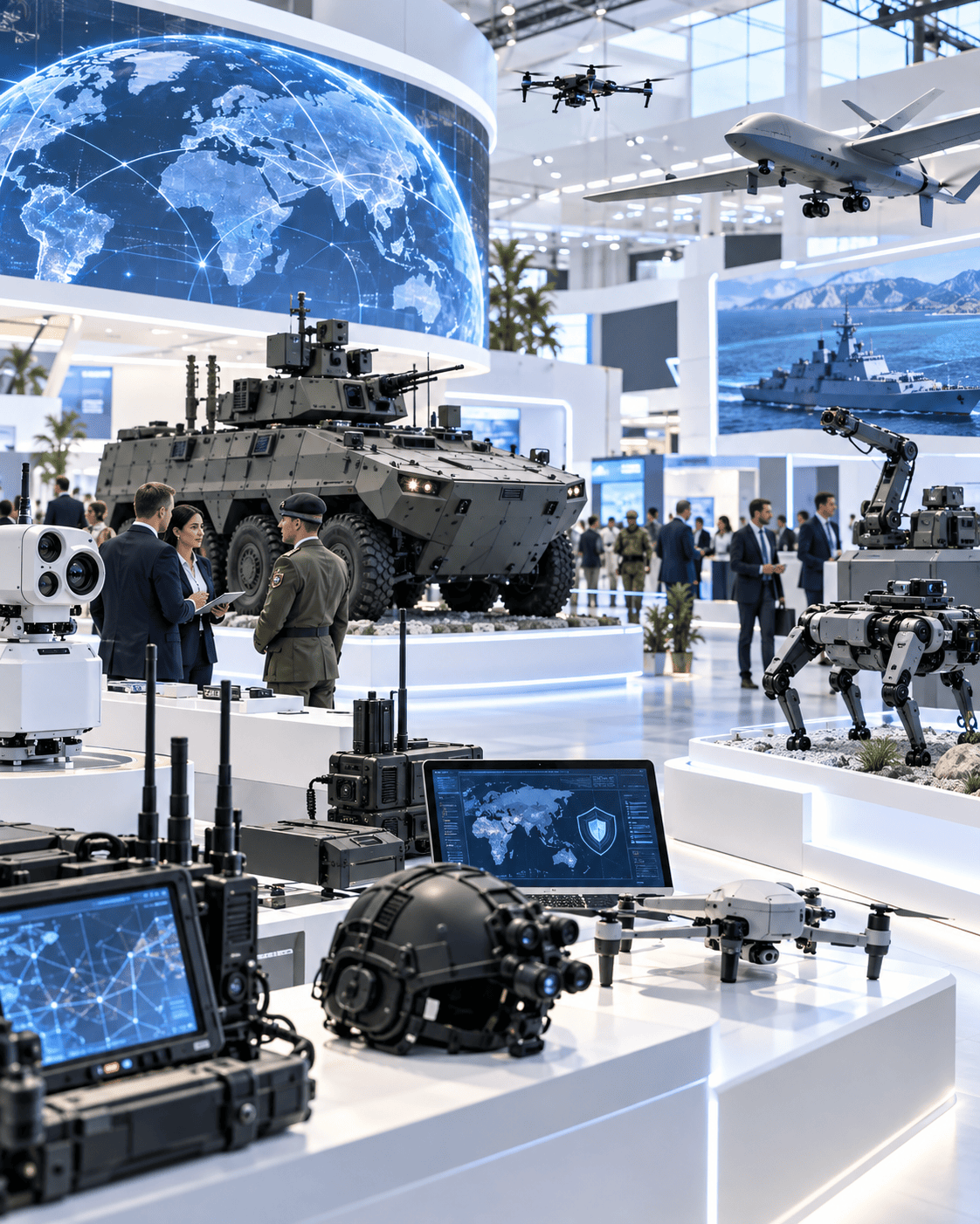 Defence and military technology exhibition